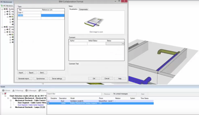 cad viewer Clashdetectie